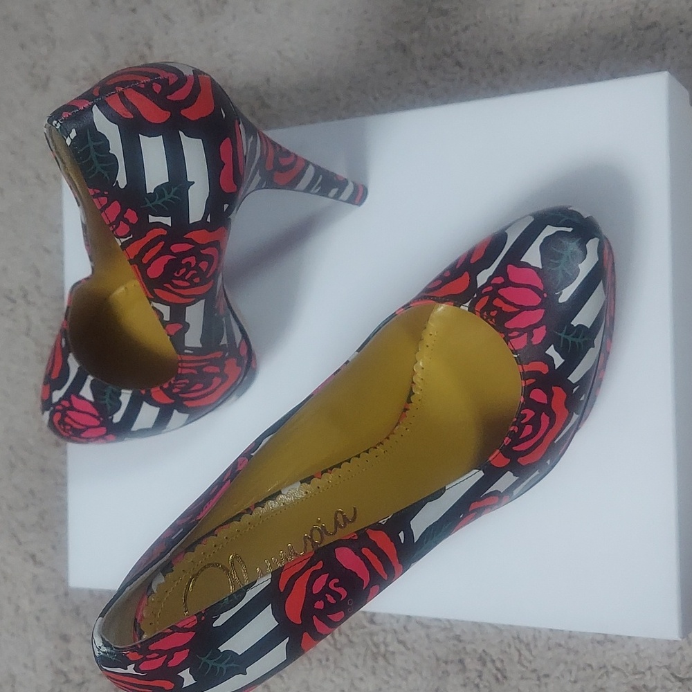 Flower Platform Heels
